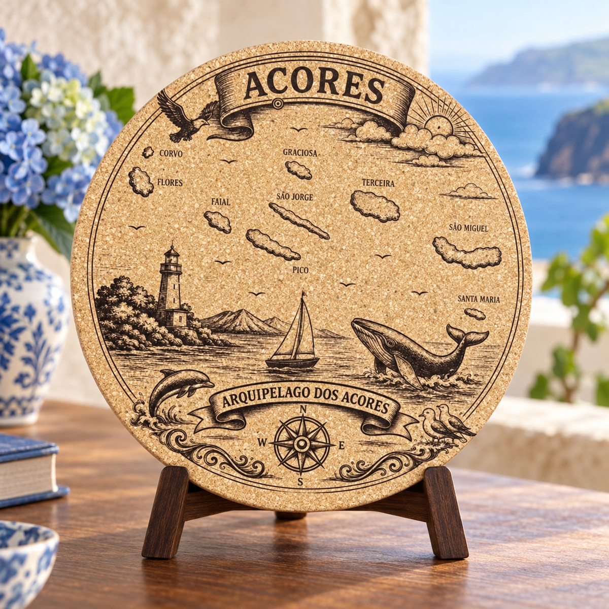 CORK TRIVETS AND COASTERS