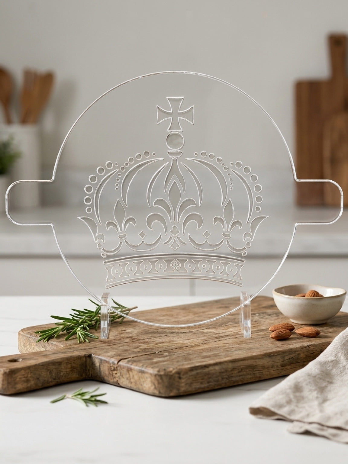 Crown of the Holy Spirit Food Stencil