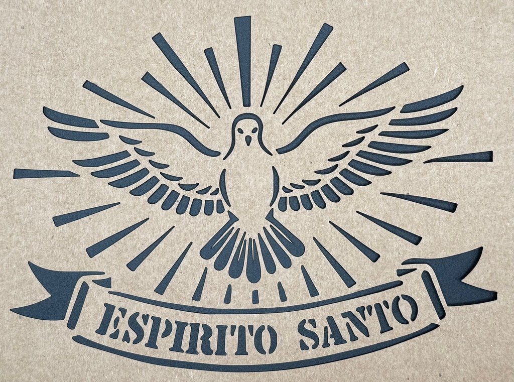Espírito Santo (Holy Spirit) Reusable Food Stencil