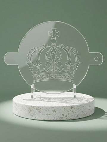 Crown of the Holy Spirit Food Stencil