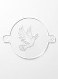 Single Dove Food Stencil – LP0008