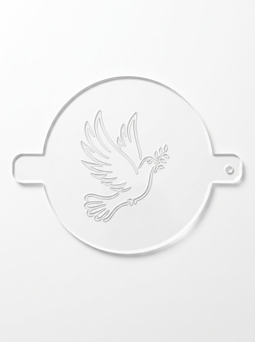 Single Dove Food Stencil – LP0008