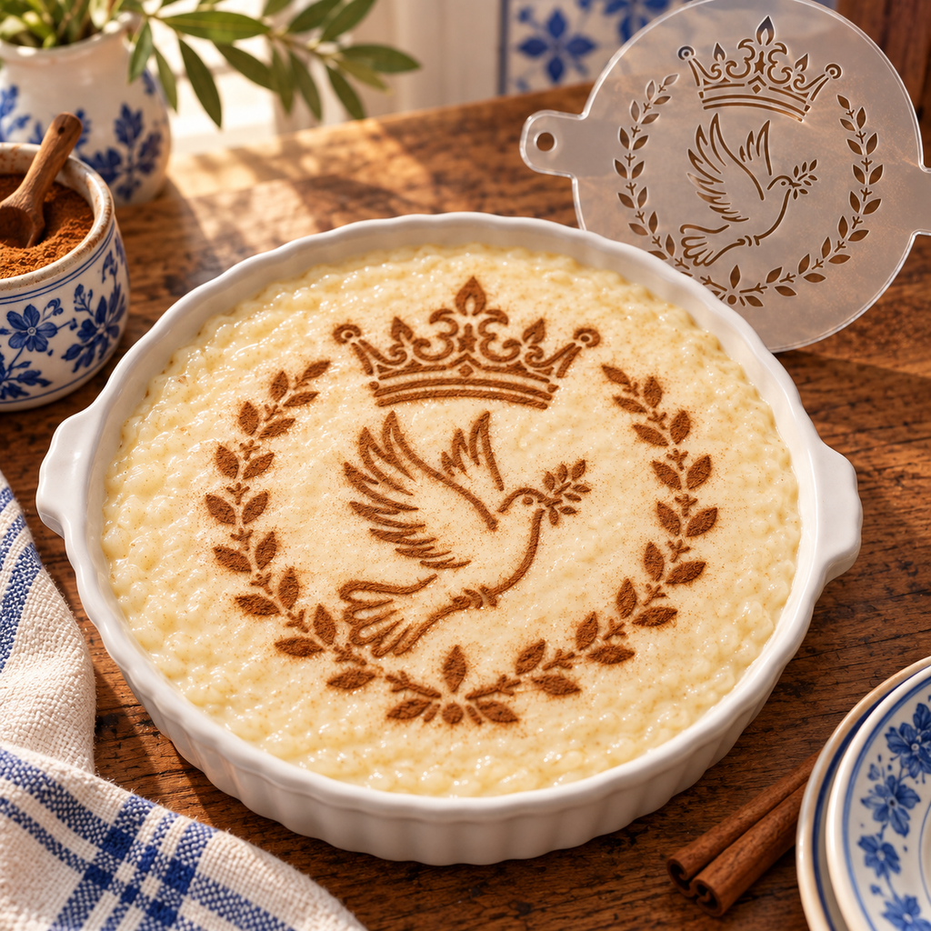 Crown, Dove &amp; Wreath Food Stencil