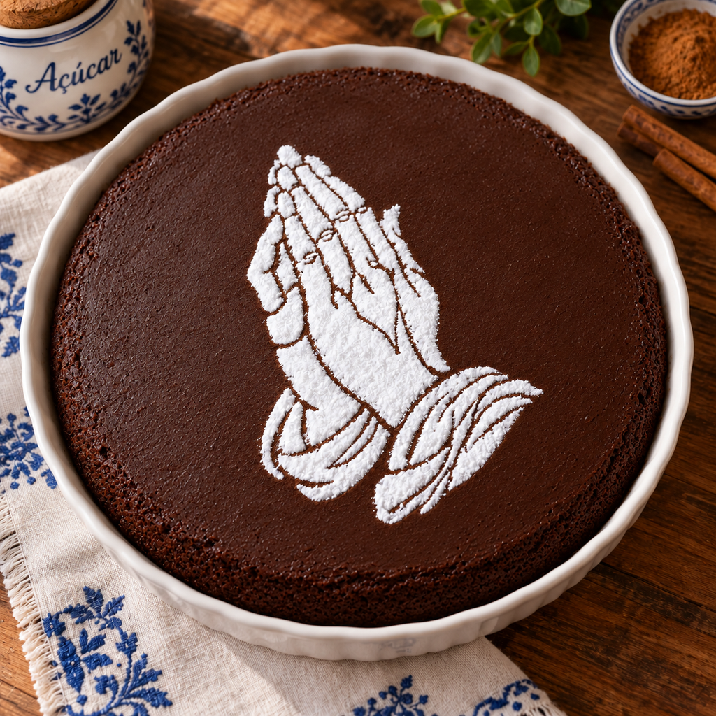 Praying Hands Food Stencil