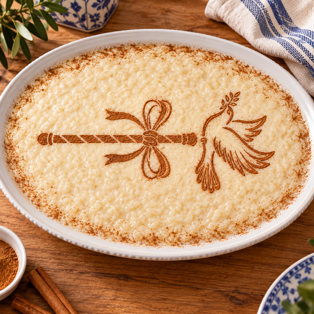 Staff with Dove Food Stencil – LP0010