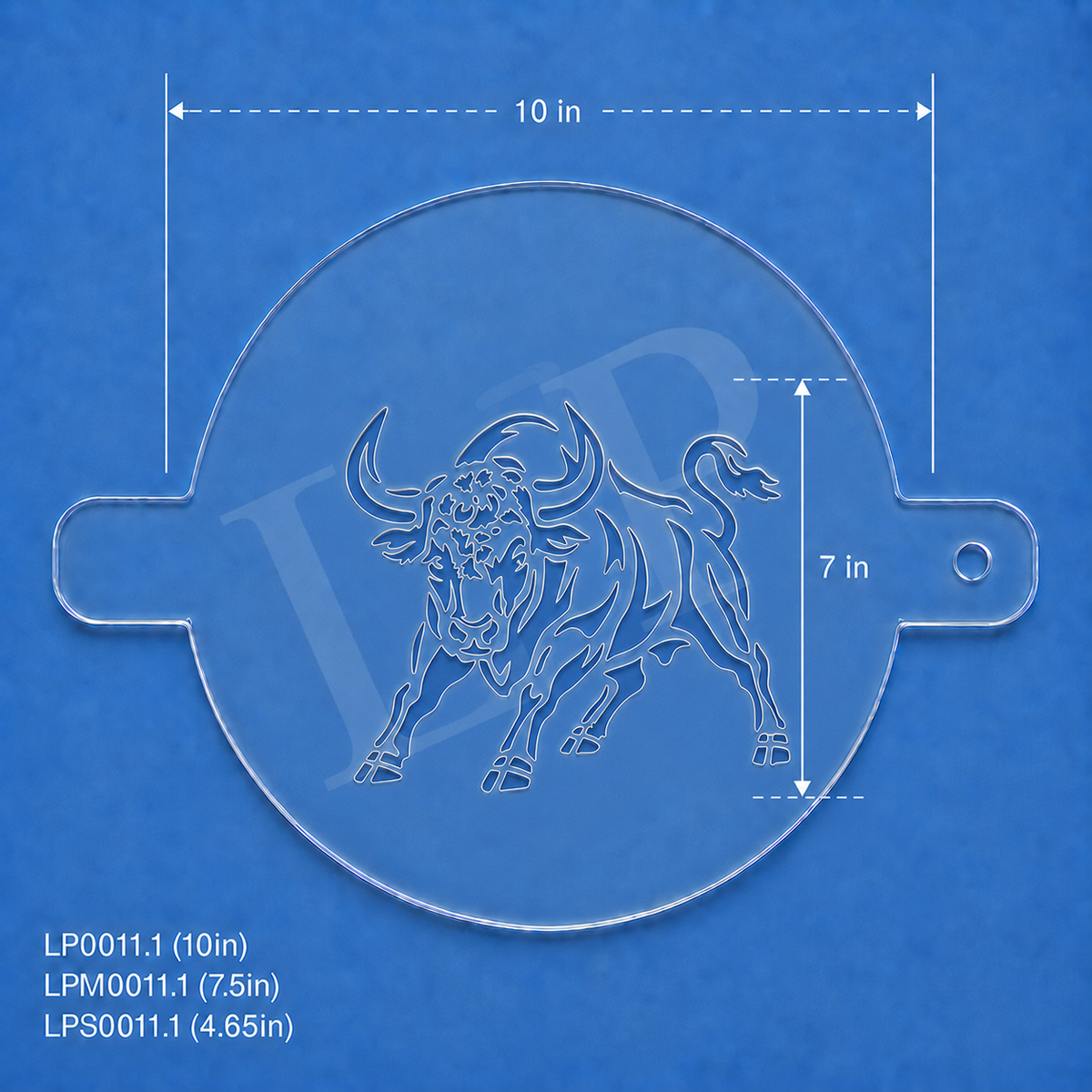 Terceira Bull Food Stencil – LP0011.1