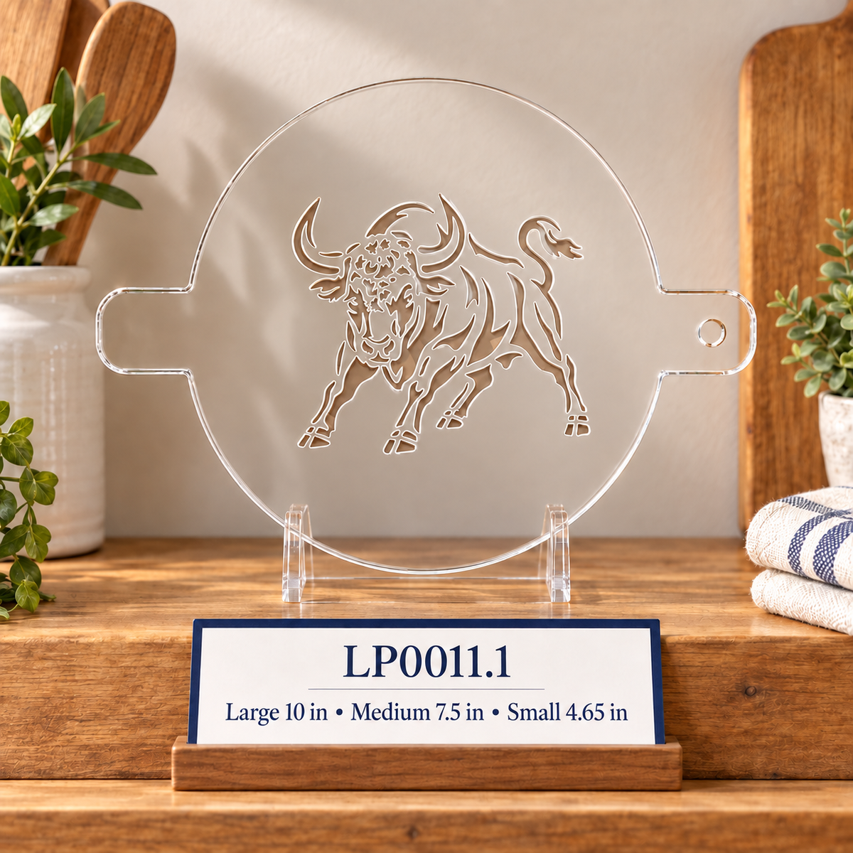 Terceira Bull Food Stencil – LP0011.1