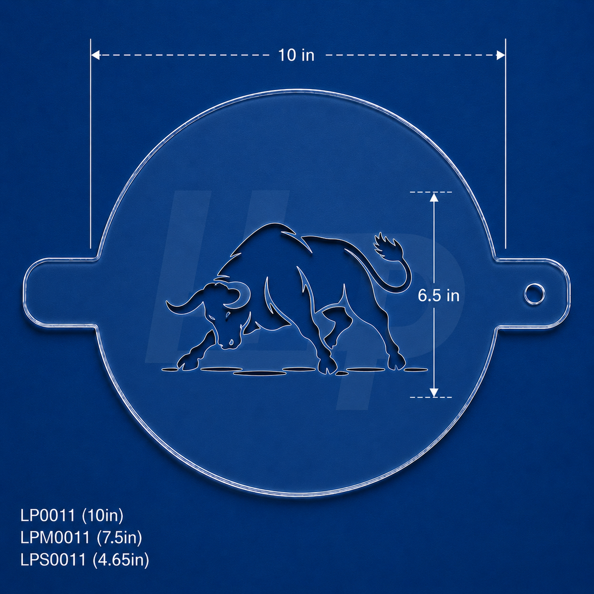 Charging Bull Food Stencil