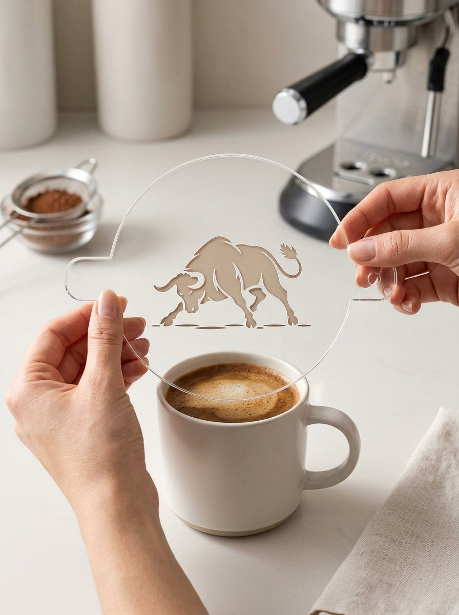 Charging Bull Food Stencil