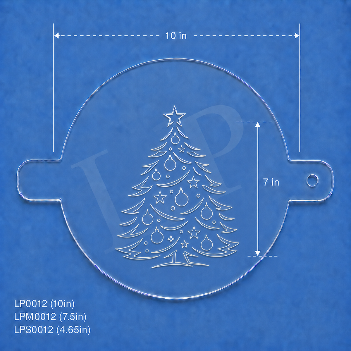 Christmas Tree Food Stencil – LP0012
