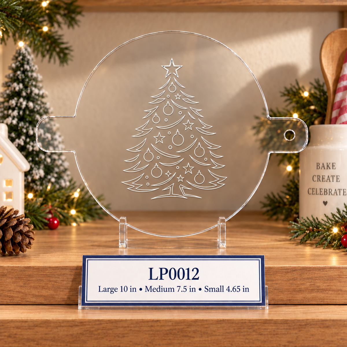 Christmas Tree Food Stencil – LP0012