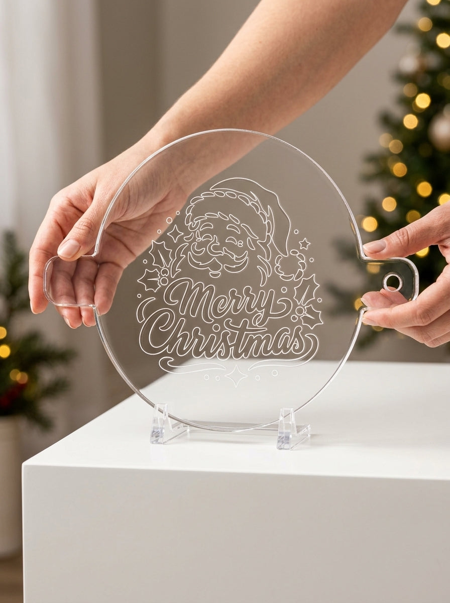 Santa “Merry Christmas” Food Stencil