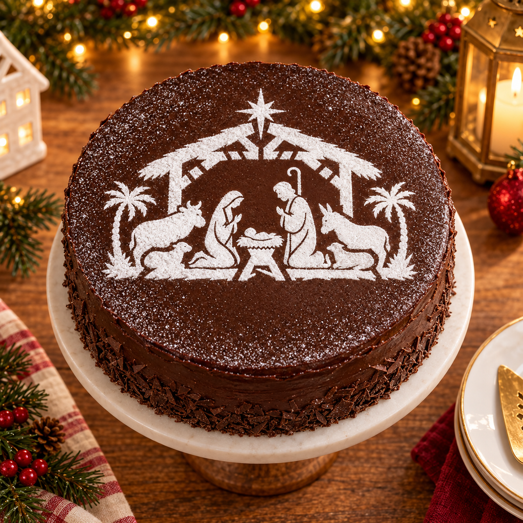 Nativity Two Food Stencil – LP0020
