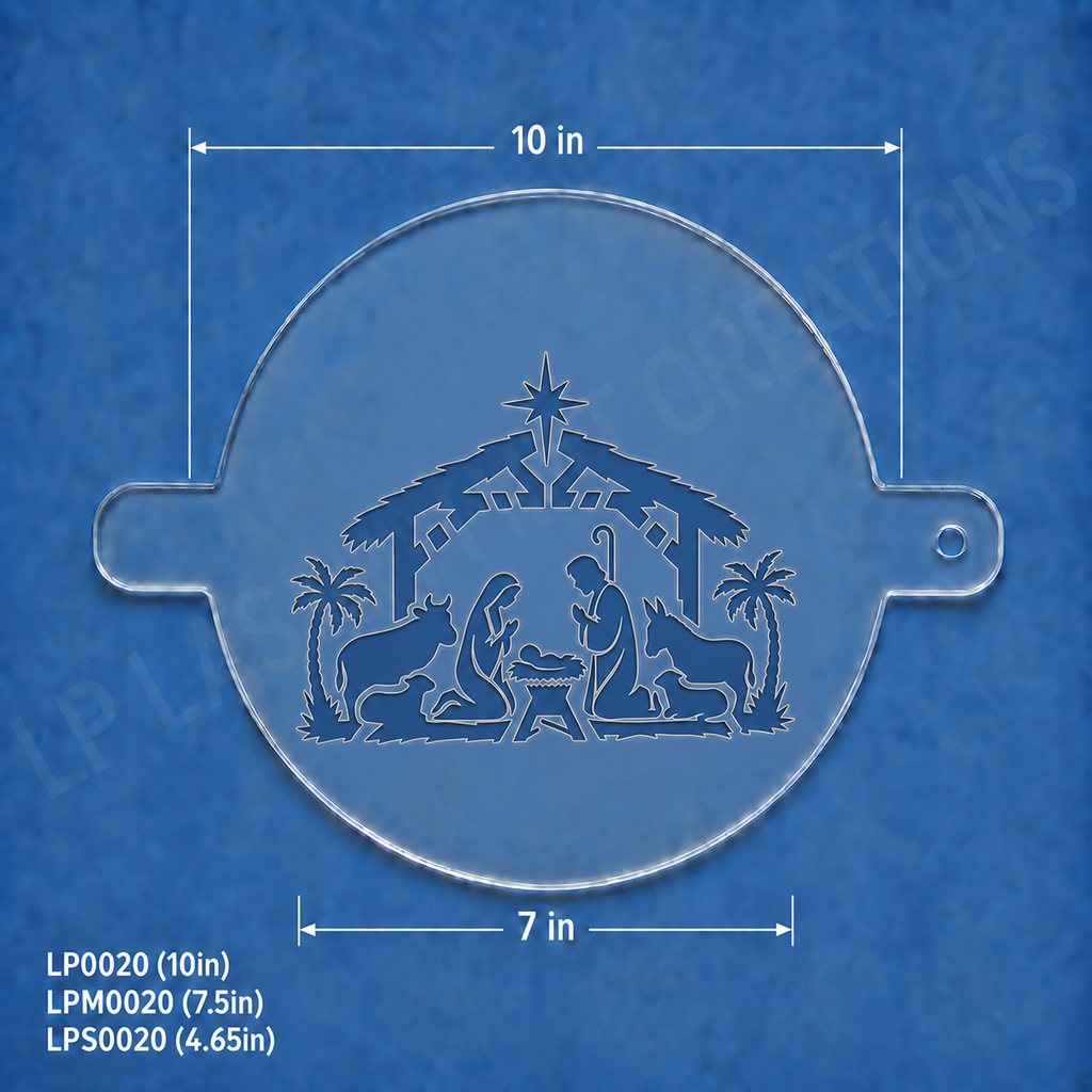 Nativity Two Food Stencil – LP0020