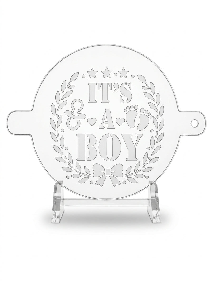 It’s a Boy Baby Shower Food Stencil
