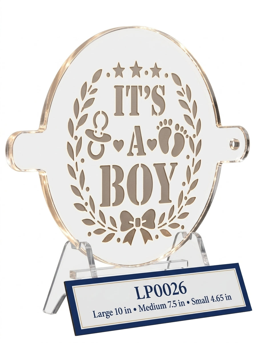 It’s a Boy Baby Shower Food Stencil