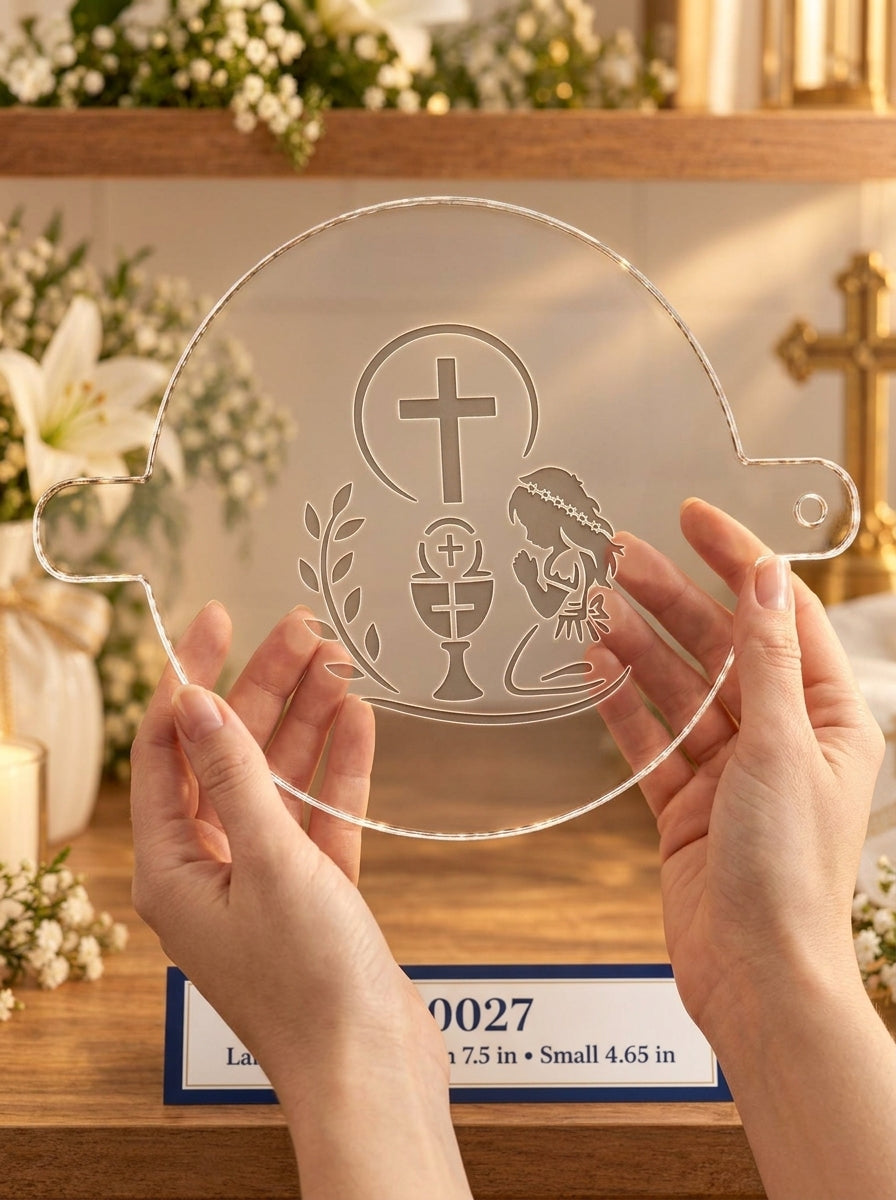 Girl’s First Communion Food Stencil