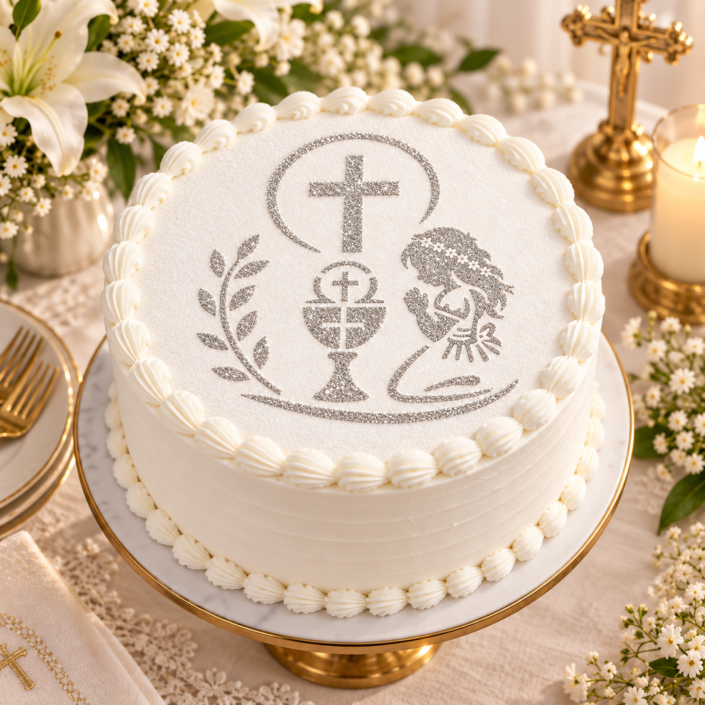 Girl’s First Communion Food Stencil