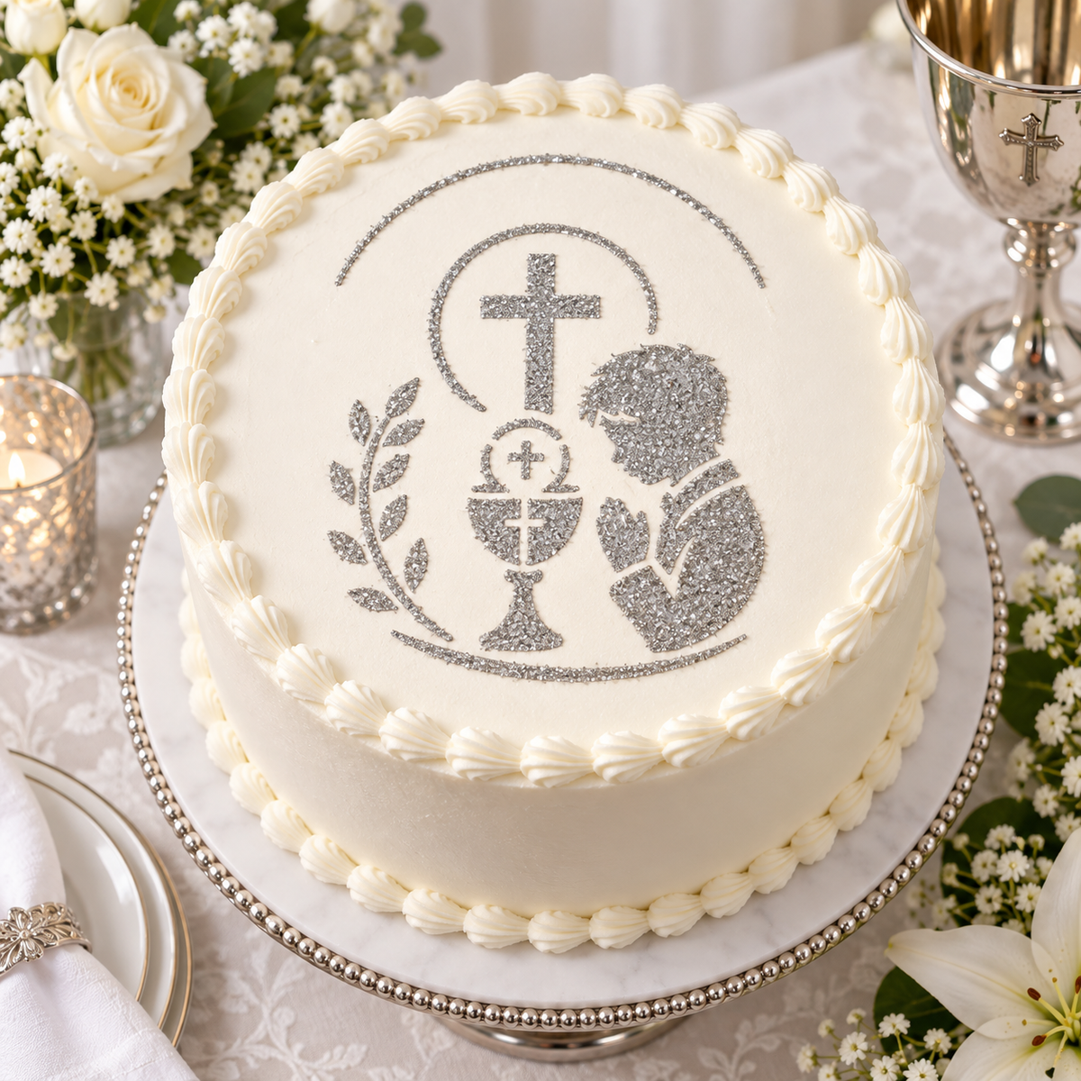 Boy’s First Communion Food Stencil – LP0028