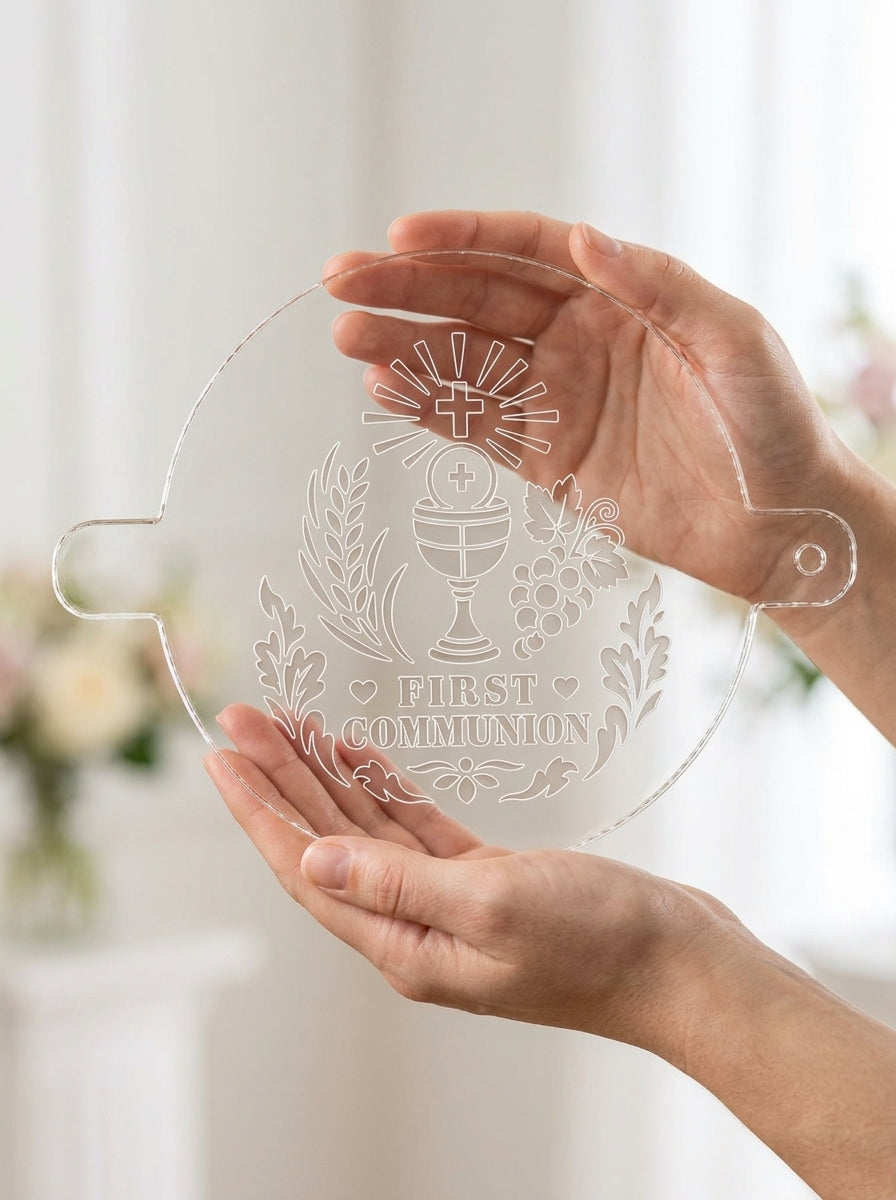 First Communion Chalice Food Stencil