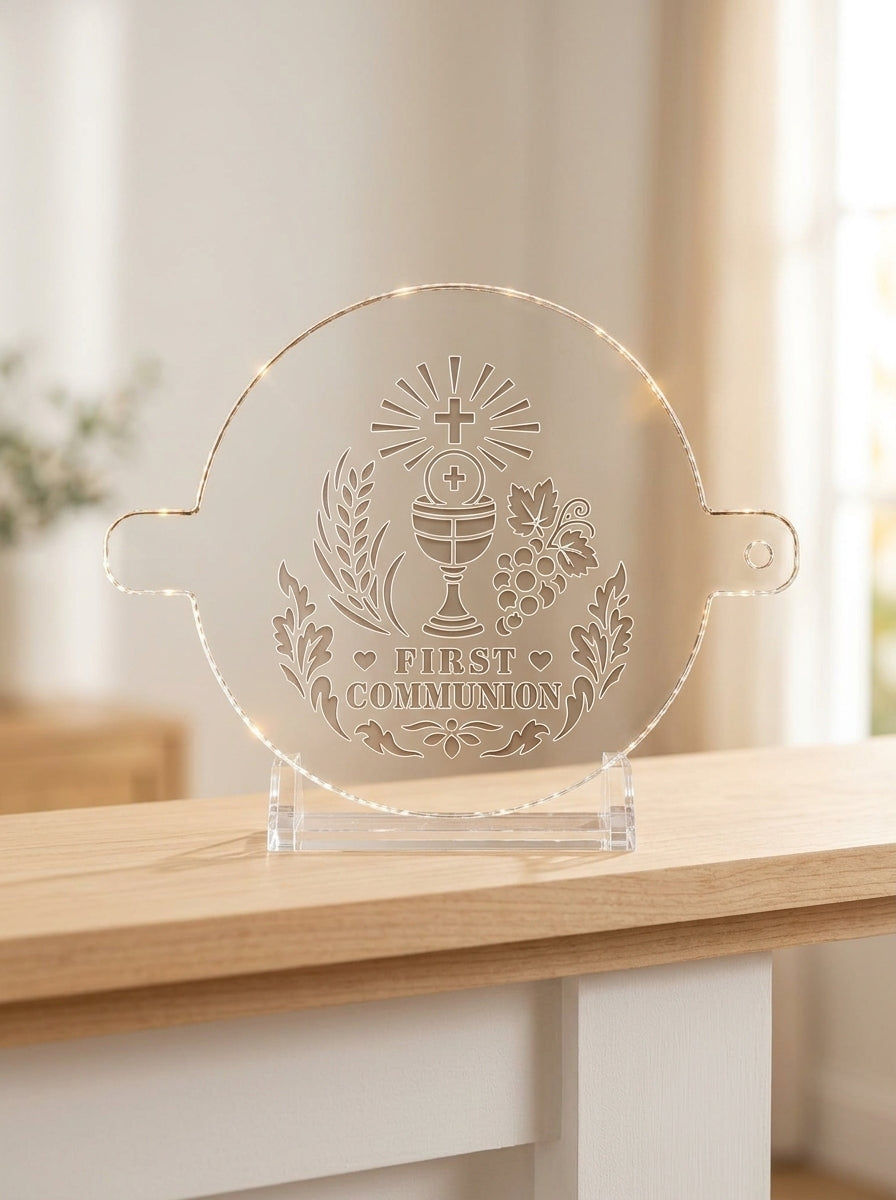 First Communion Chalice Food Stencil