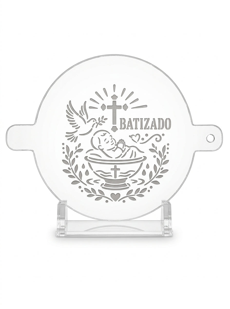 PORTUGUESE Batizado Baptism Food Stencil