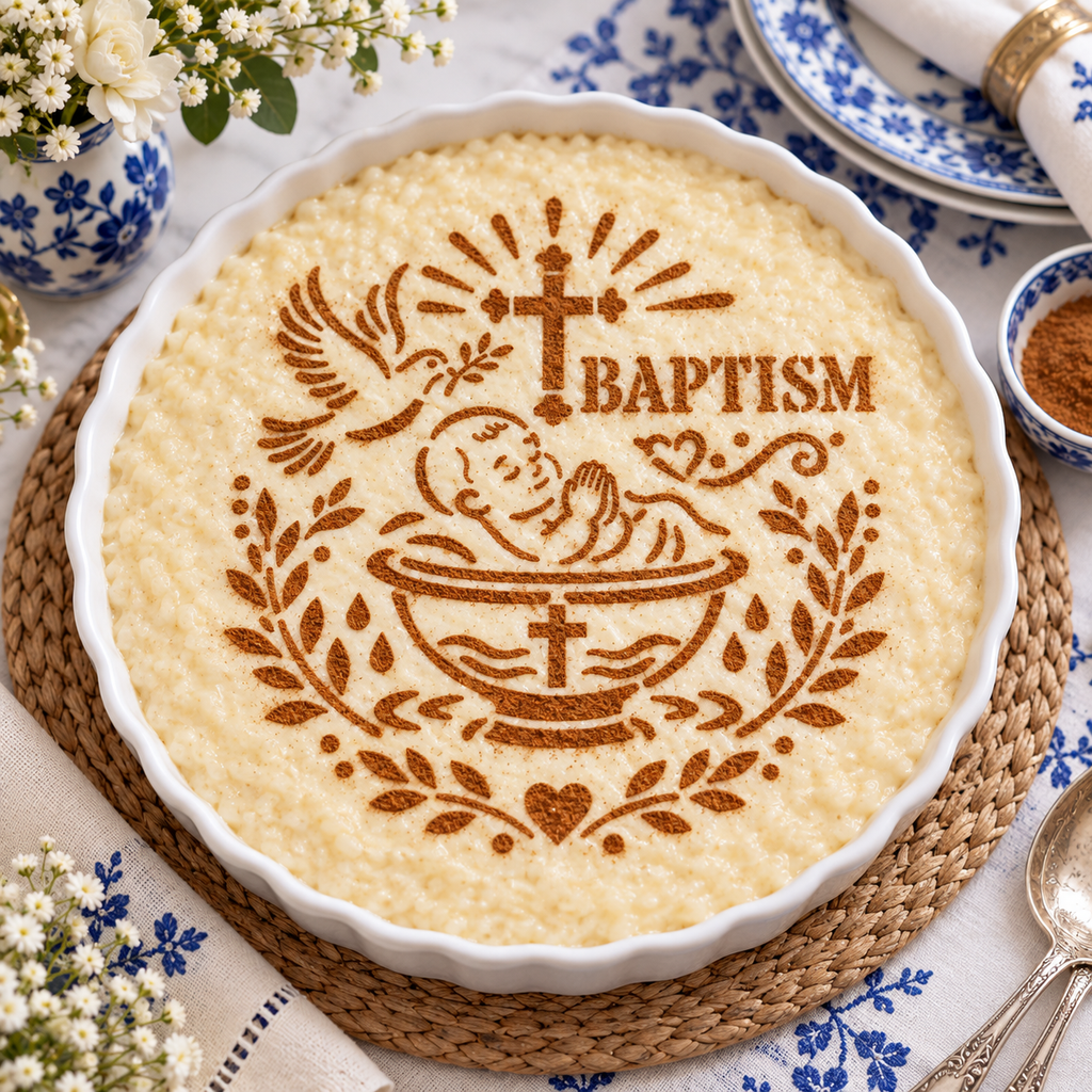 Baptism Food Stencil – LP0031