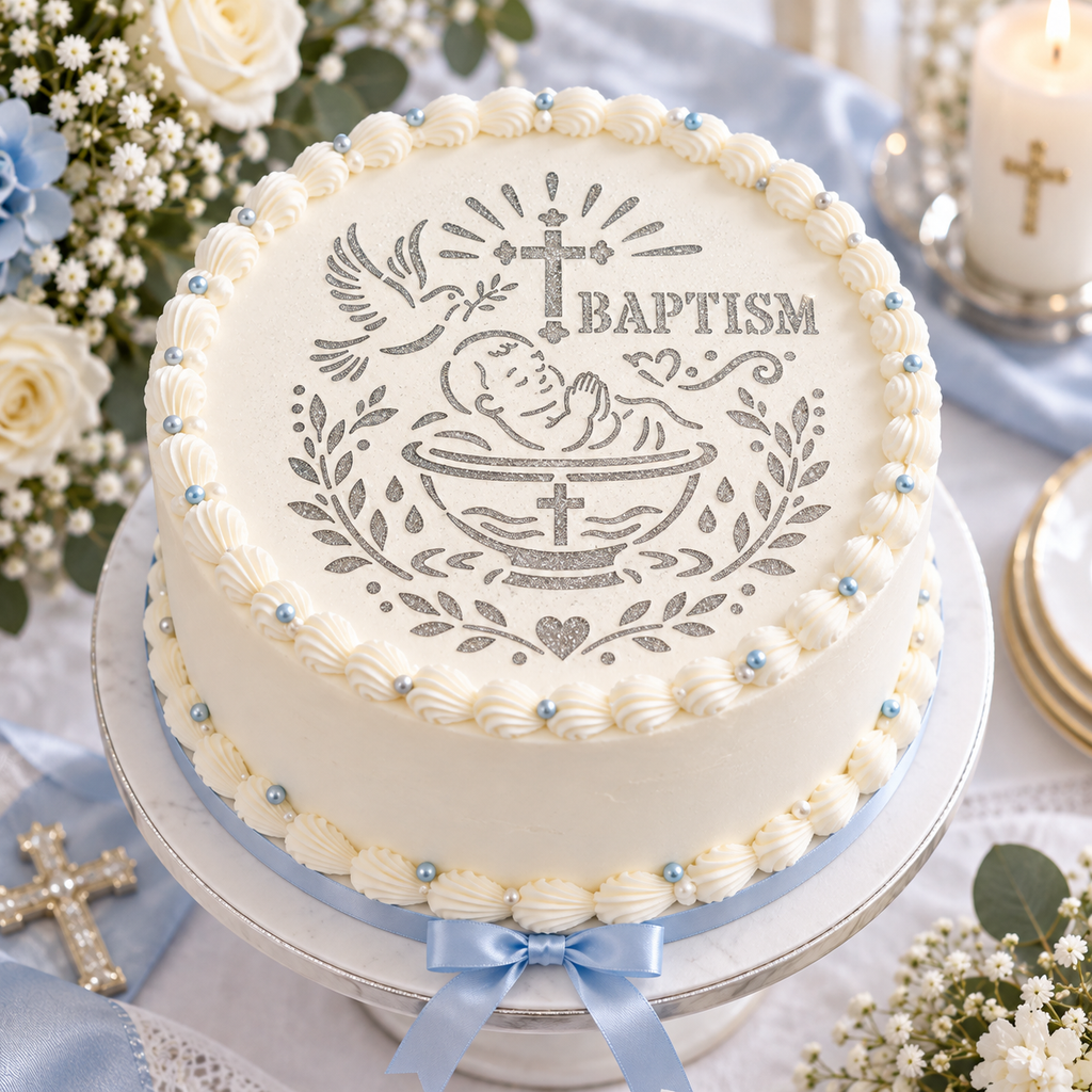 Baptism Food Stencil – LP0031