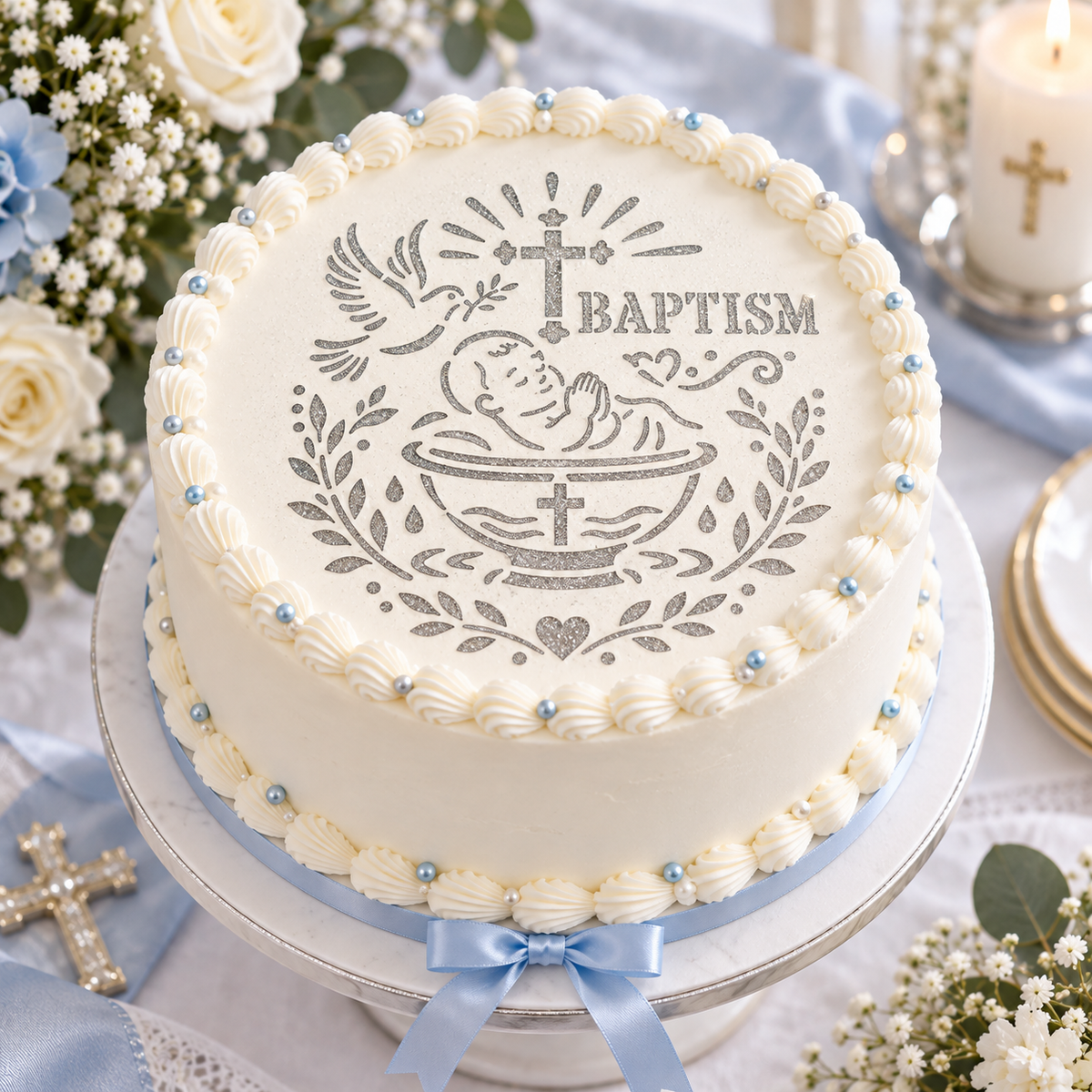 Baptism Food Stencil – LP0031