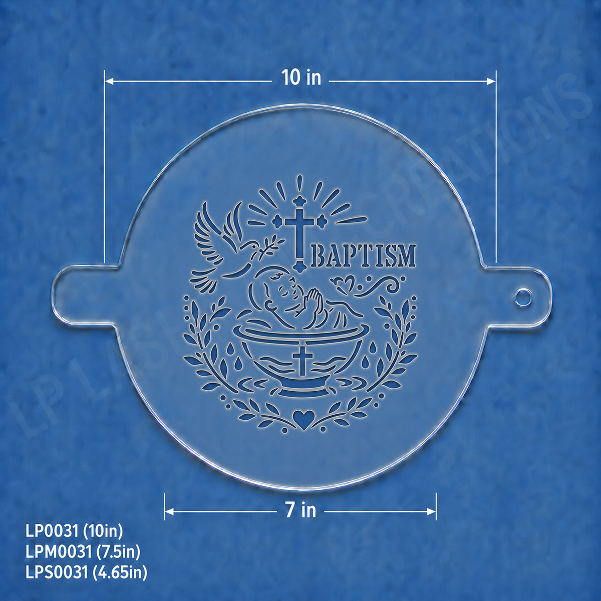 Baptism Food Stencil – LP0031