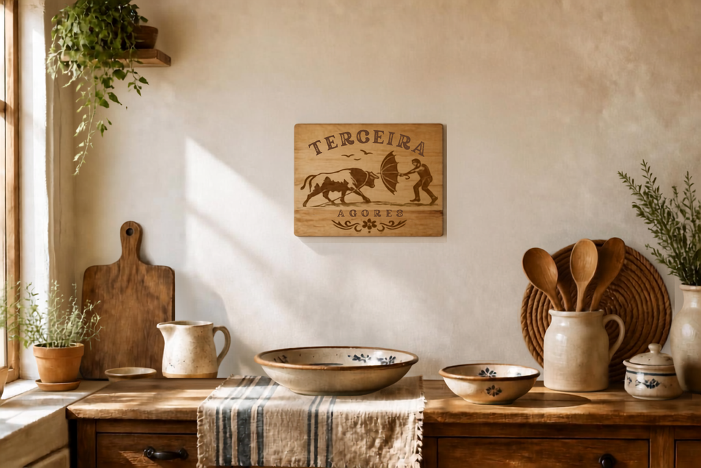 Terceira Bull & Capinha Engraved Cutting Board