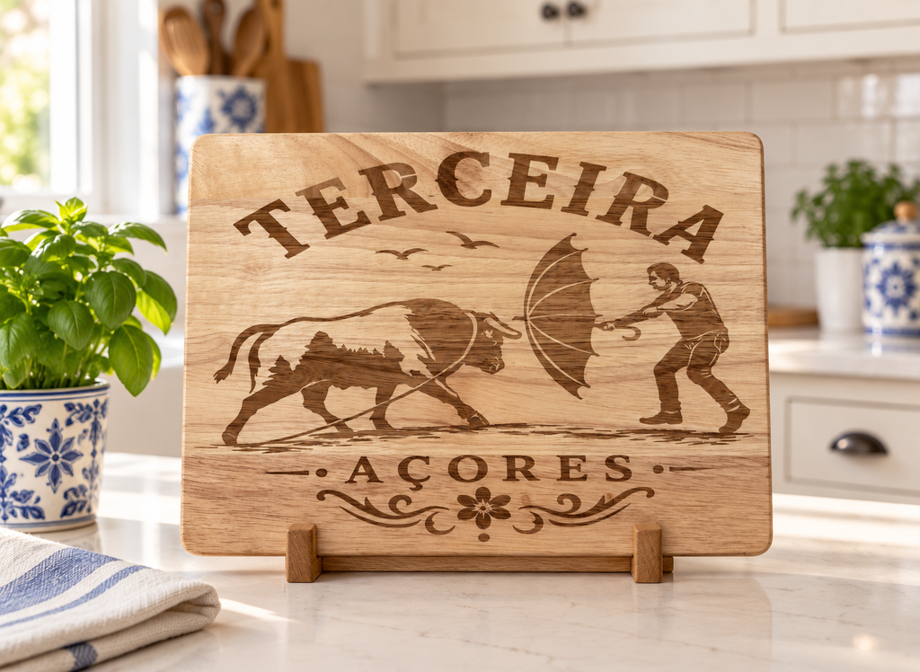 Terceira Bull & Capinha Engraved Cutting Board