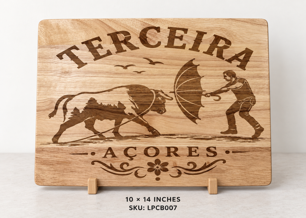 Terceira Bull & Capinha Engraved Cutting Board