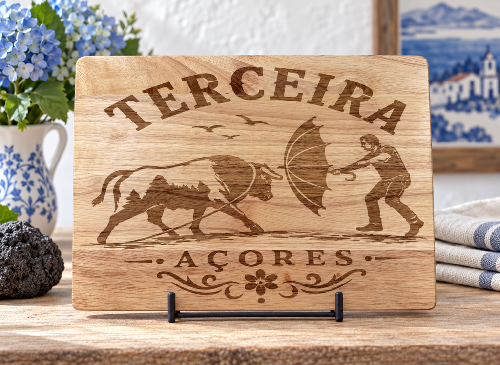 Terceira Bull & Capinha Engraved Cutting Board
