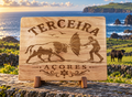Terceira Bull & Capinha Engraved Cutting Board