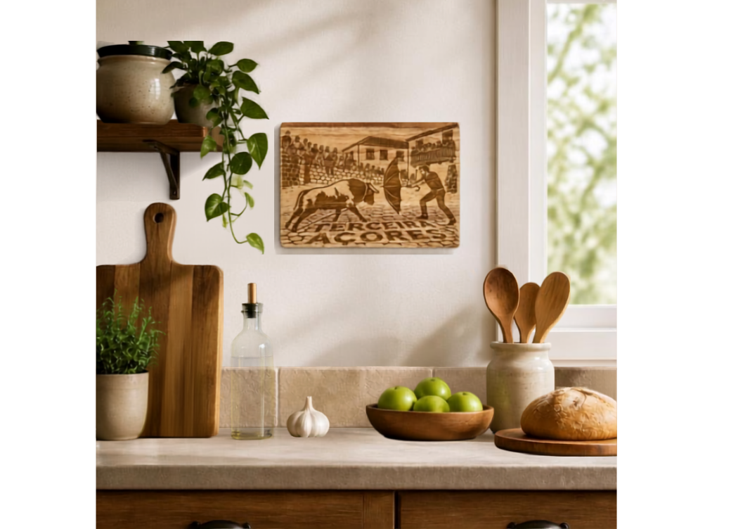 Terceira Açores Engraved Cutting Board – LPCB008