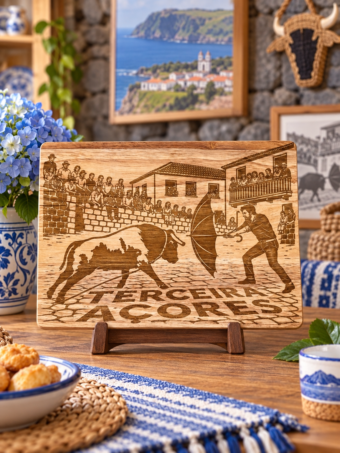 Terceira Açores Engraved Cutting Board – LPCB008