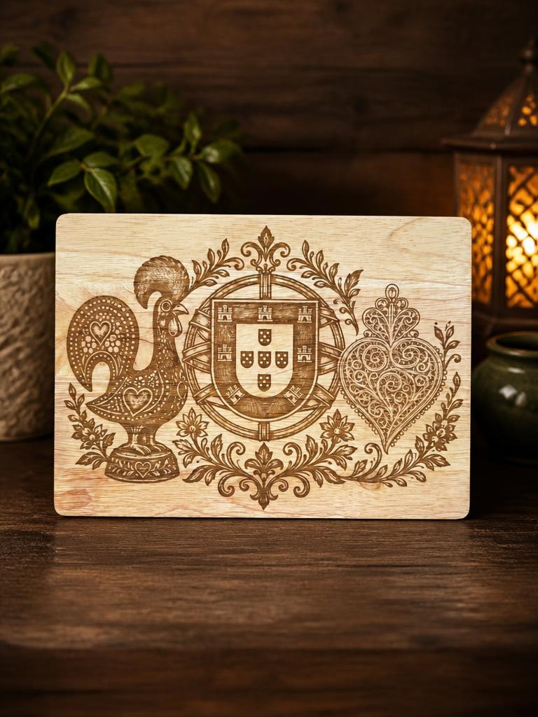 Portuguese Heritage Engraved Cutting &amp; Charcuterie Board