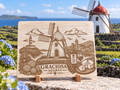 Graciosa, Açores Engraved Cutting & Charcuterie Board