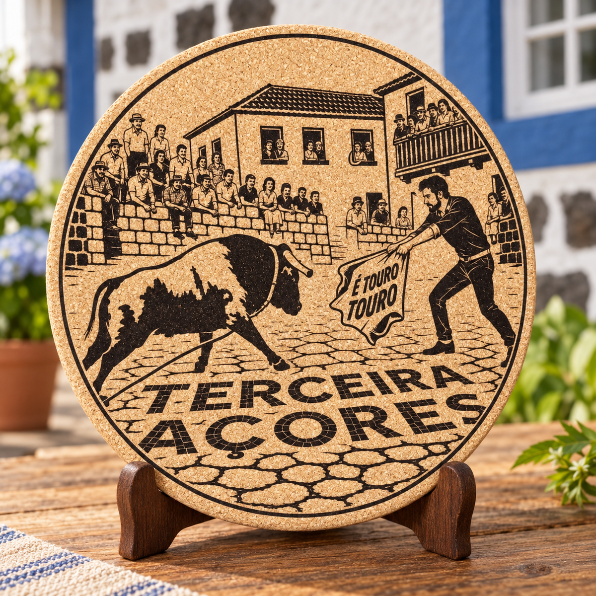Terceira Açores Cork Coaster Set – Set of 6