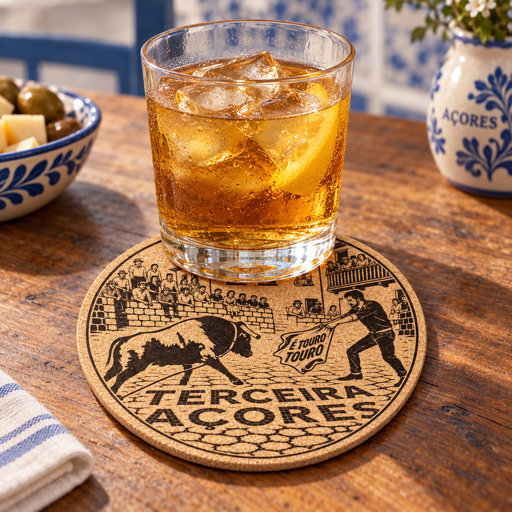 Terceira Açores Cork Coaster Set – Set of 6