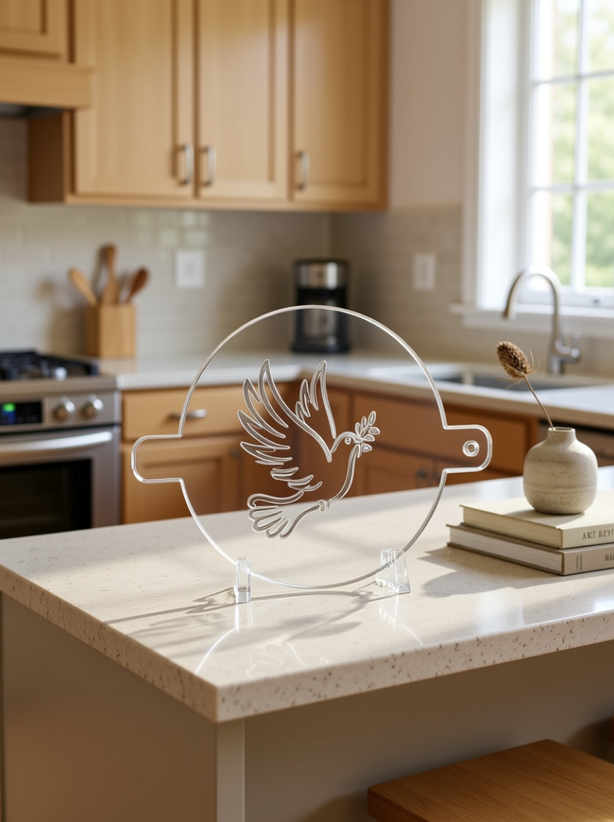 Single Dove Food Stencil – LP0008