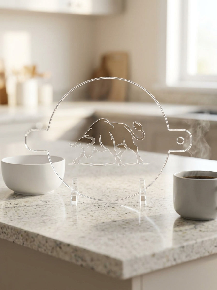 Charging Bull Food Stencil