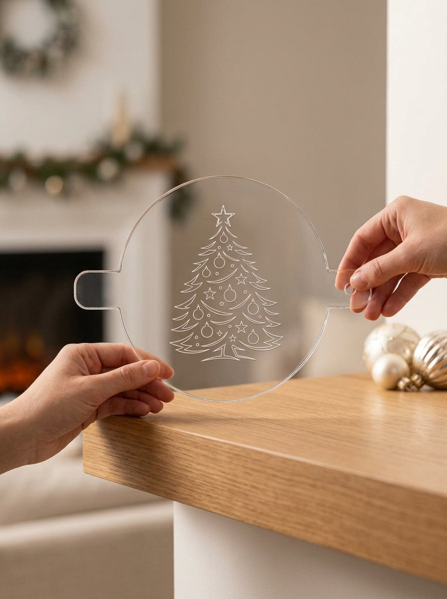 Christmas Tree Food Stencil – LP0012