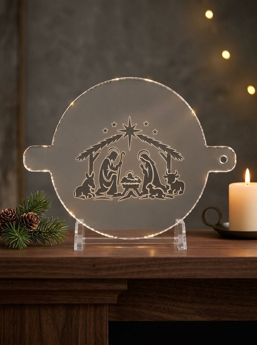 Nativity Christmas Food Stencil – LP0019